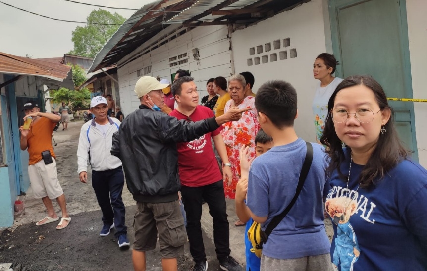 Tony Chandra Minta Dinas Sosial Lihat Korban Kebakaran Pulo Berayan