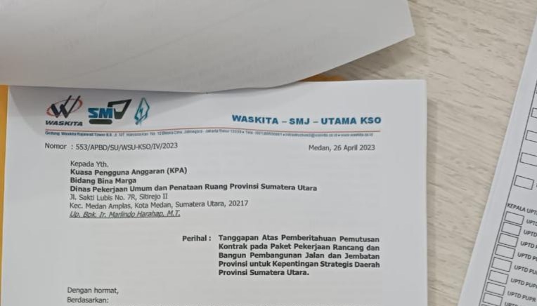Inspektorat Sumut Tidak Perlu Selidiki Surat Putus Kontrak Rp 2,7 Trilin yang Bocor
