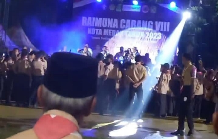 Arief Tampubolon Dukung Peserta Raimuna Cabang Medan Tolok Bumi Perkemahan Cadika Dipindahkan