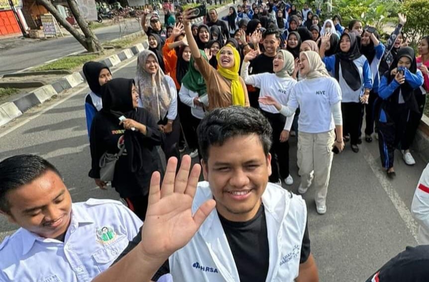 Tim Ubah Bareng Kawal Mikail Baswedan dan Rara Muhaimin ke Siantar Simalungun