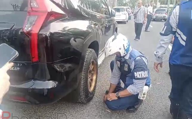Dishub Medan Buat Onar Depan Kantor TPD AMIN Sumut, Kepeskan Ban Mobil