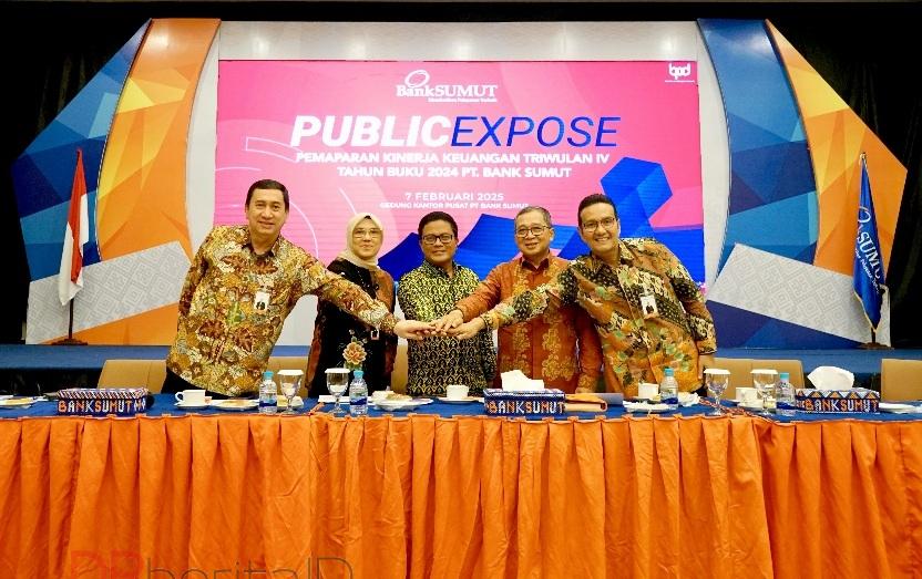 Hingga Desember 2024, Bank Sumut Bukukan Laba Rp. 741 Miliar dan Aset Rp. 45,4 Triliun