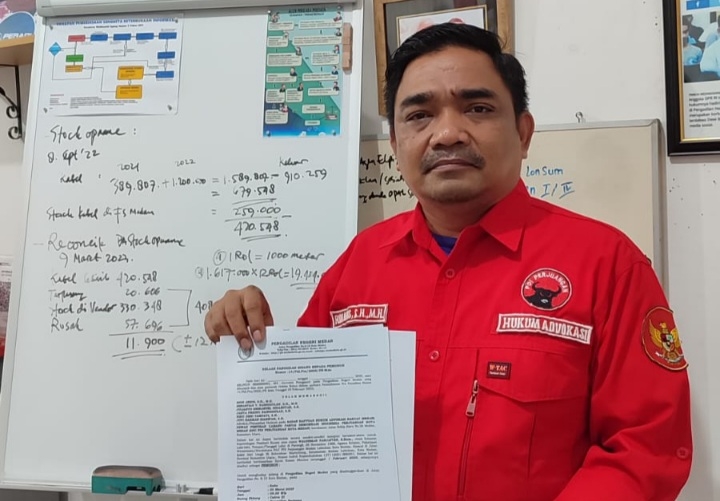 BBHAR PDI Perjuangan Praperadilkan Polrestabes Medan Kasus Kriminalisasi Karyawan Fiberstar